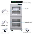 4 Casters Ultra Low Humidity Dry Cabinet / Electronic Humidity Control Cabinet For Camera